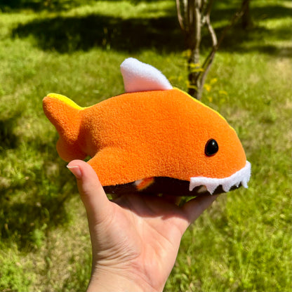 “Buffy” The Candy Corn Shark | Star Peepz “Sharkz" | Handmade Stuffed Animal