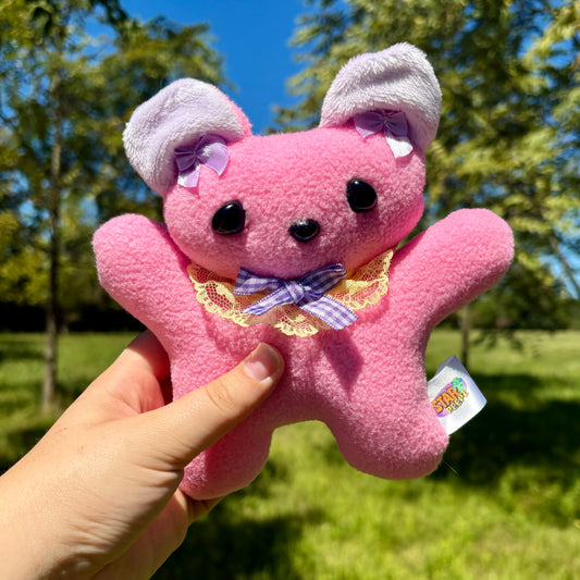 Sabrina the Bear | Star Peepz "Teeniez" | Handmade Stuffed Animal