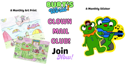 Clown Mail | Monthly Art Mail